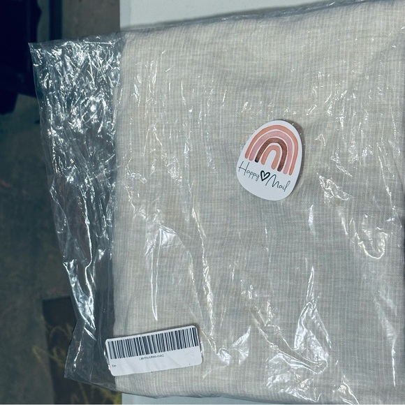 QUINCE European Linen Stripe Euro Sham Natural White Mini Pinstripe 1148 1450 - Picture 7 of 11